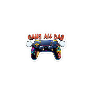 Game All Day Sticker