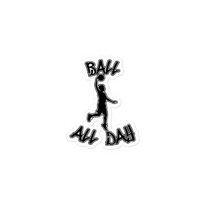B-ball Pass Silhouette Sticker