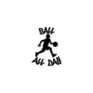 B-ball Dribble Silhouette Sticker