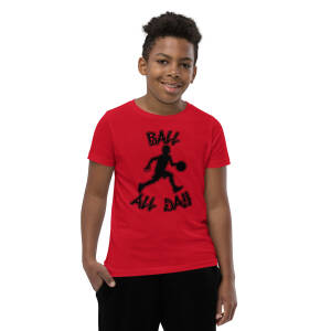 B-ball Dribble Silhouette Youth T-Shirt