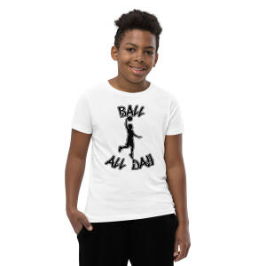 B-ball Pass Silhouette Youth T-Shirt