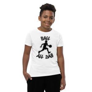 B-ball Dribble Silhouette Youth T-Shirt